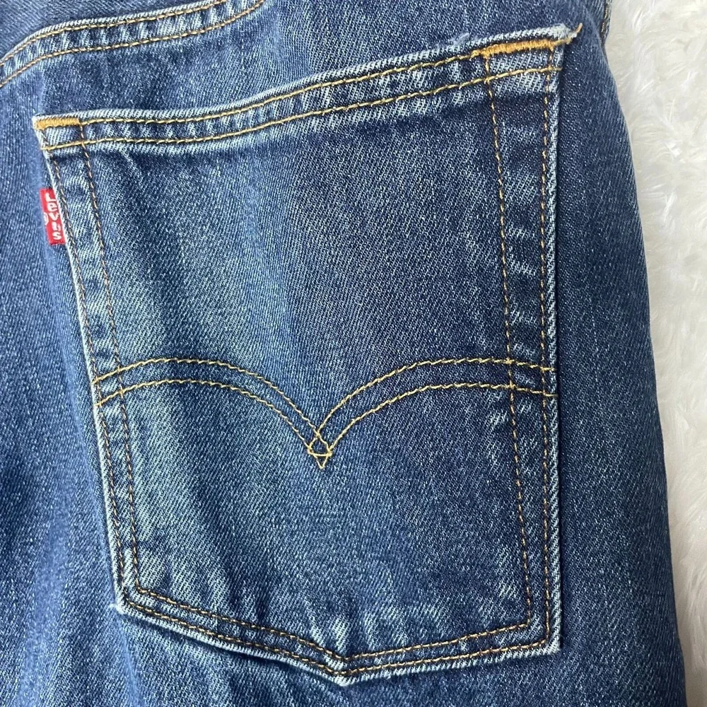 Levis 517 Mens Blue Denim Jeans 40x30 Straight Plus Size Classic Minimalist